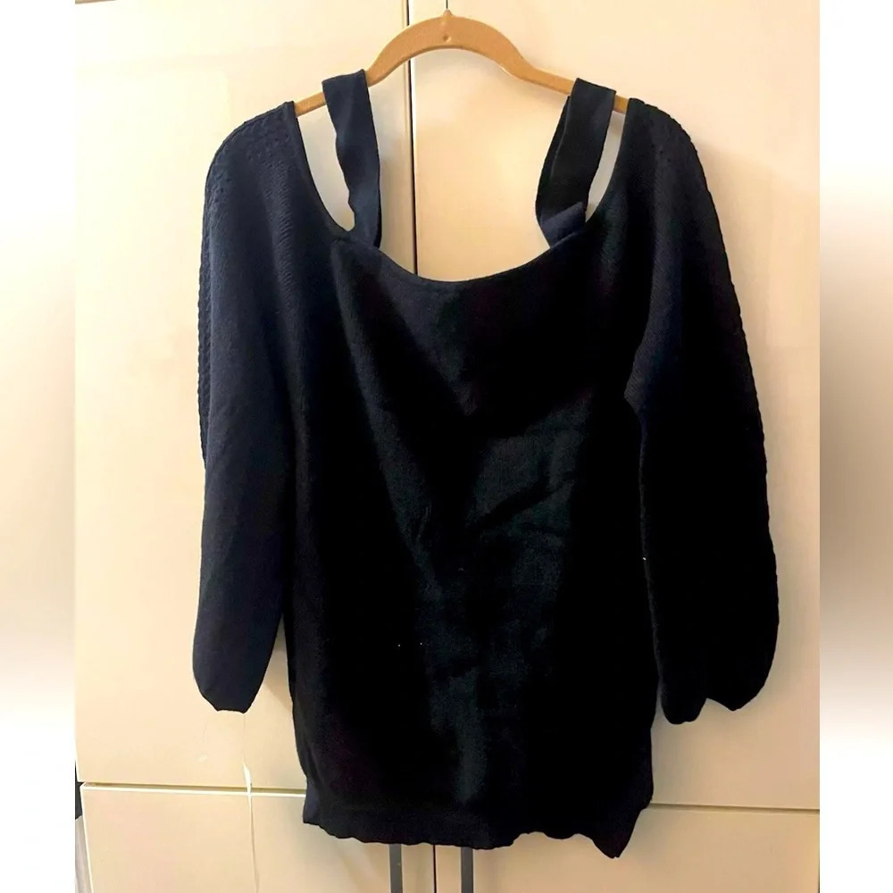 Rising Falcon Sweater Size 1X Black good fort size L